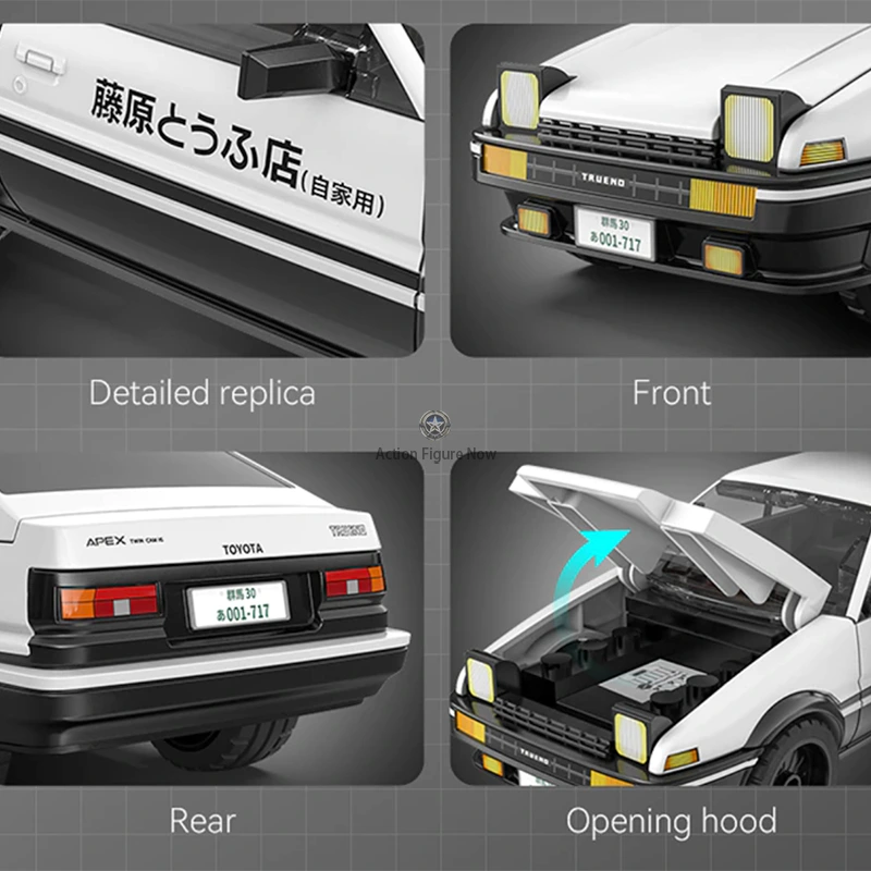 1597pcs Initial D Building Blocks Bundle 1597pcs Initial D Building Blocks Bundle