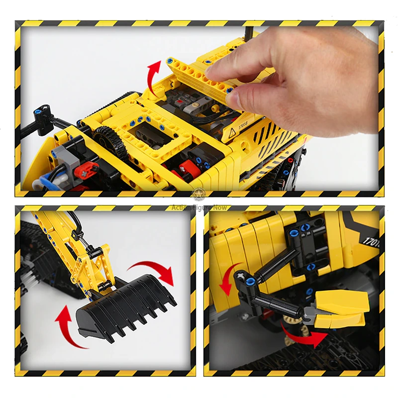 Remote Control Transforming Excavator 2236 Pieces Remote Control Transforming Excavator 2236 Pieces