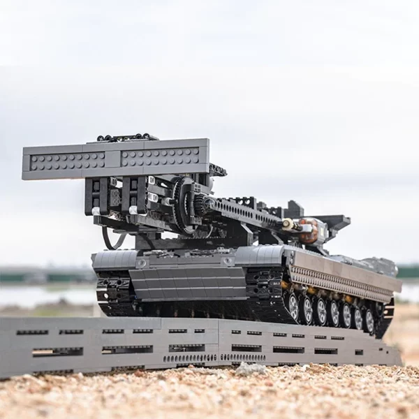 1:24 Scale Remote-Controlled Abrams Bridge Layer Building Blocks (2387 Pieces)