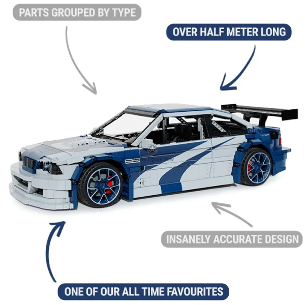 The E46 GTR: The Ultimate Race Machine (5049 Pieces)