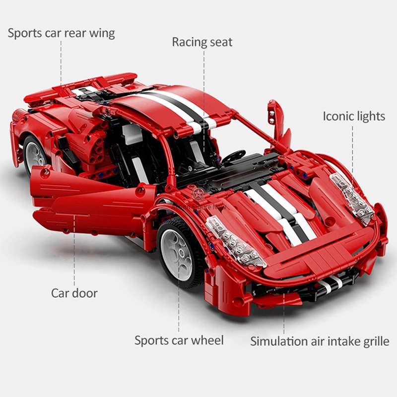1125pcs Remote Controlled Italian Supercar 1125pcs Remote Controlled Italian Supercar