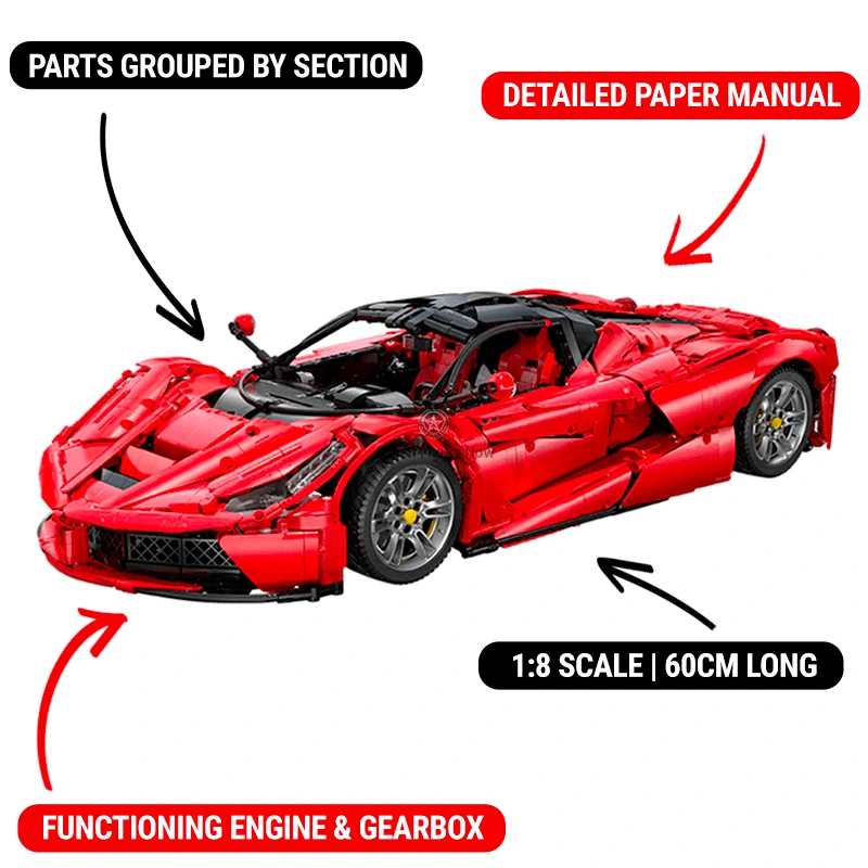 4738 Piece Ultimate Italian Supercar Flagship