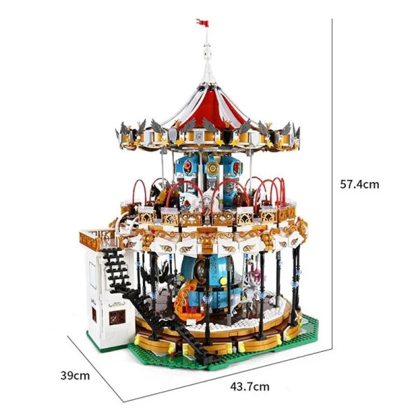 Amusement Park Building Block Masterpiece (8,920 Pieces)