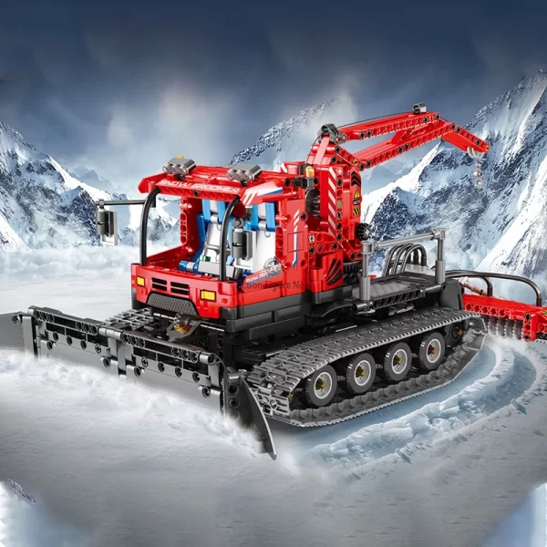 1099pcs Technic Remote Controlled Snow Groomer