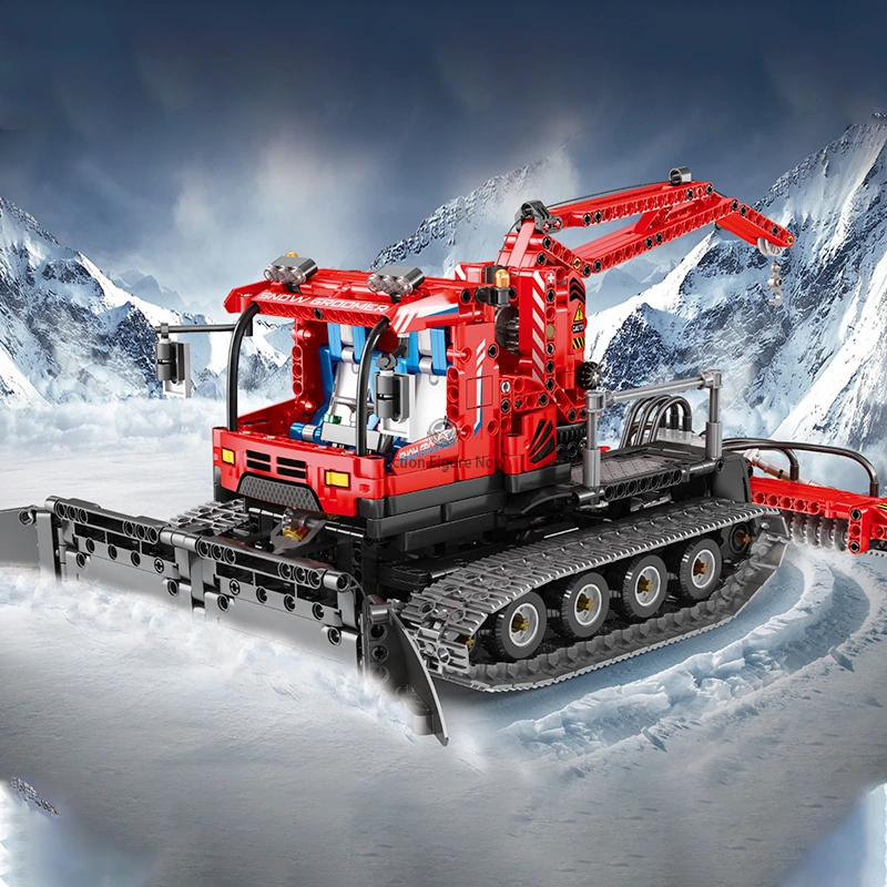 1099pcs Technic Remote Controlled Snow Groomer 1099pcs Technic Remote Controlled Snow Groomer