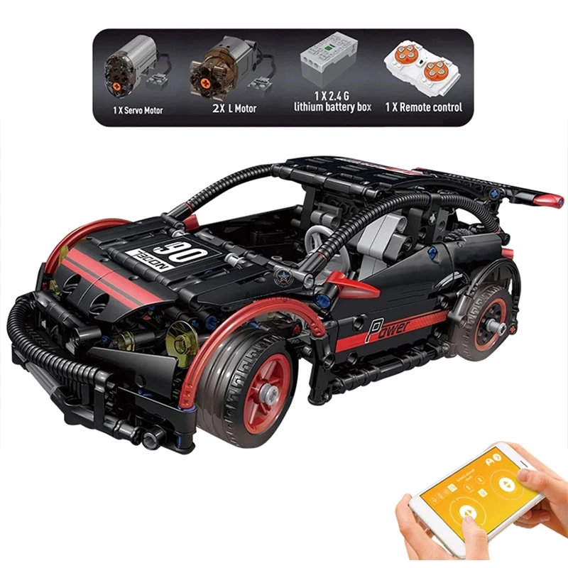 586-Piece Remote Controlled Hatchback