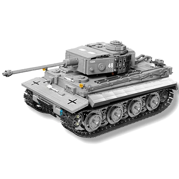 2236PCS Remote Control Military Tiger Tank Building Blocks Kit