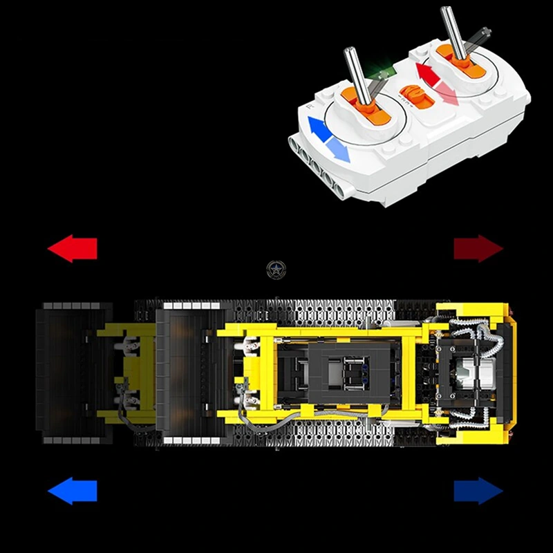1800-Piece Remote-Controlled Compact Track Loader 1800-Piece Remote-Controlled Compact Track Loader