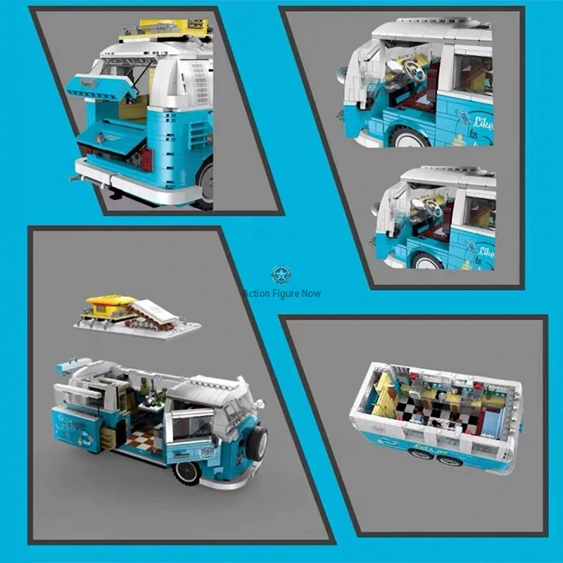 Holiday Camper with Trailer - 2775 Pieces