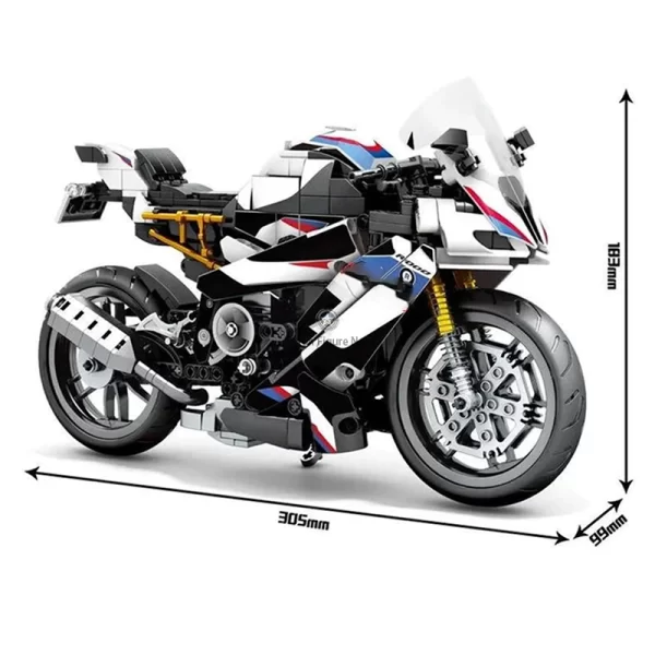 1:14 Scale Sport Motorbike (813 Pieces)