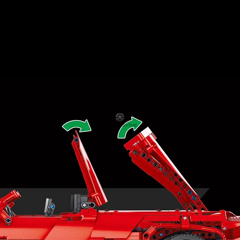 Remote-Controlled Hypercar Building Blocks Set (2082 Pieces)