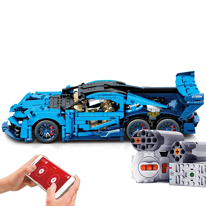 1554-Piece Six-Wheeled Hypercar 1554-Piece Six-Wheeled Hypercar