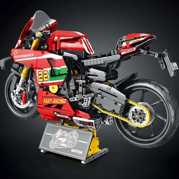 Hurricane H2-R Motorbike - 1808pcs Model Building Kit
