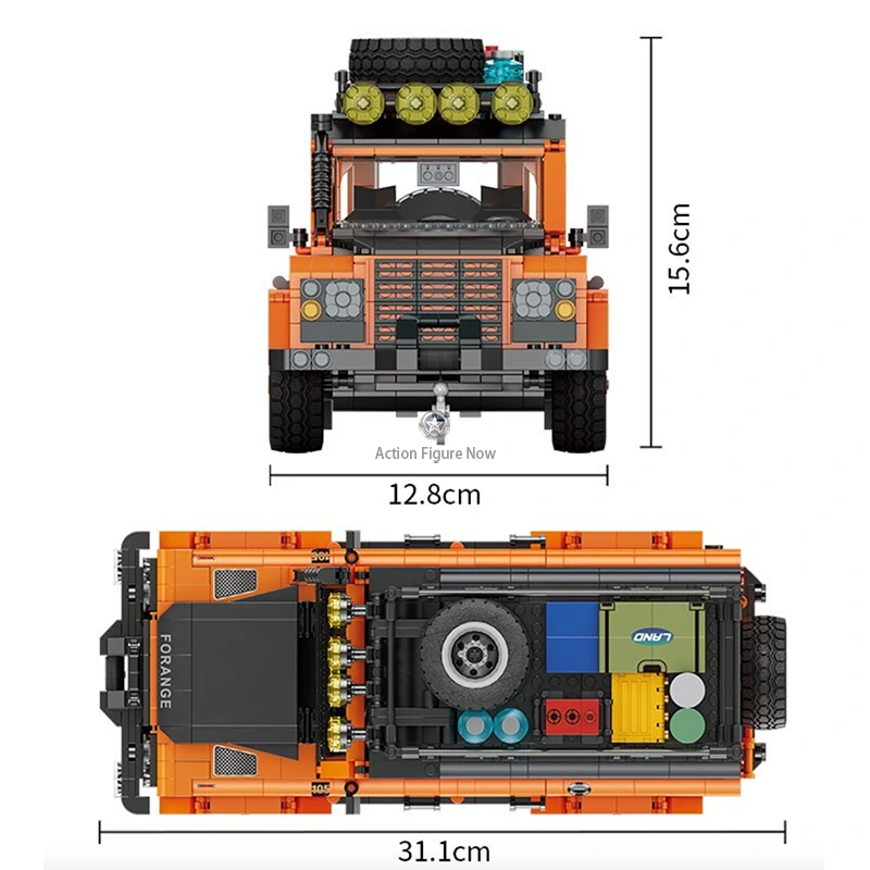 Green Defender SUV 1268pcs Green Defender SUV 1268pcs