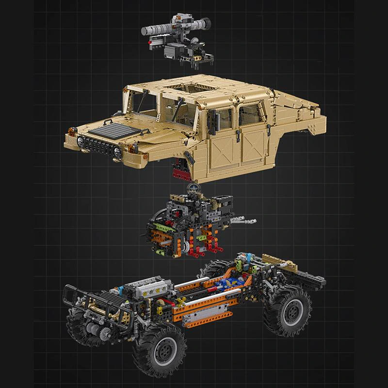 16-in-1 Remote Control Off-Road Vehicle Building Blocks 16-in-1 Remote Control Off-Road Vehicle Building Blocks