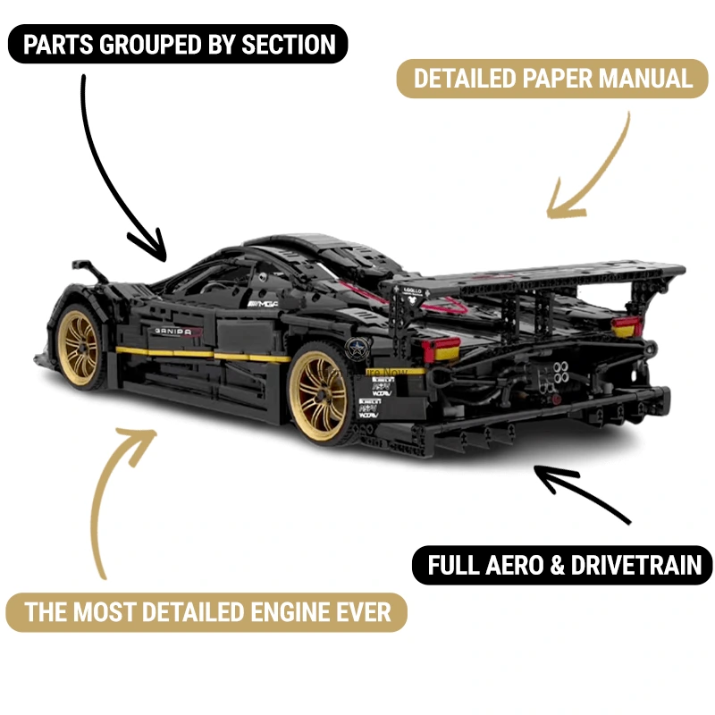 4499-Piece Epic Italian Hypercar 4499-Piece Epic Italian Hypercar