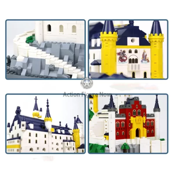 Neuschwanstein Castle 1969-Piece Building Block Set