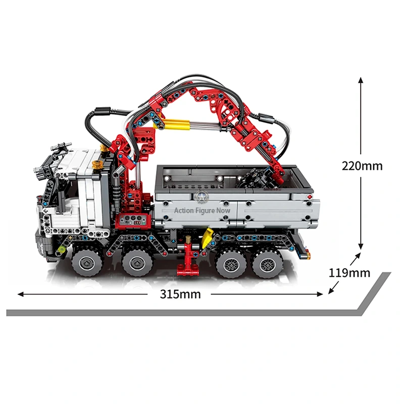 RC Construction Truck with 1415 Pieces RC Construction Truck with 1415 Pieces