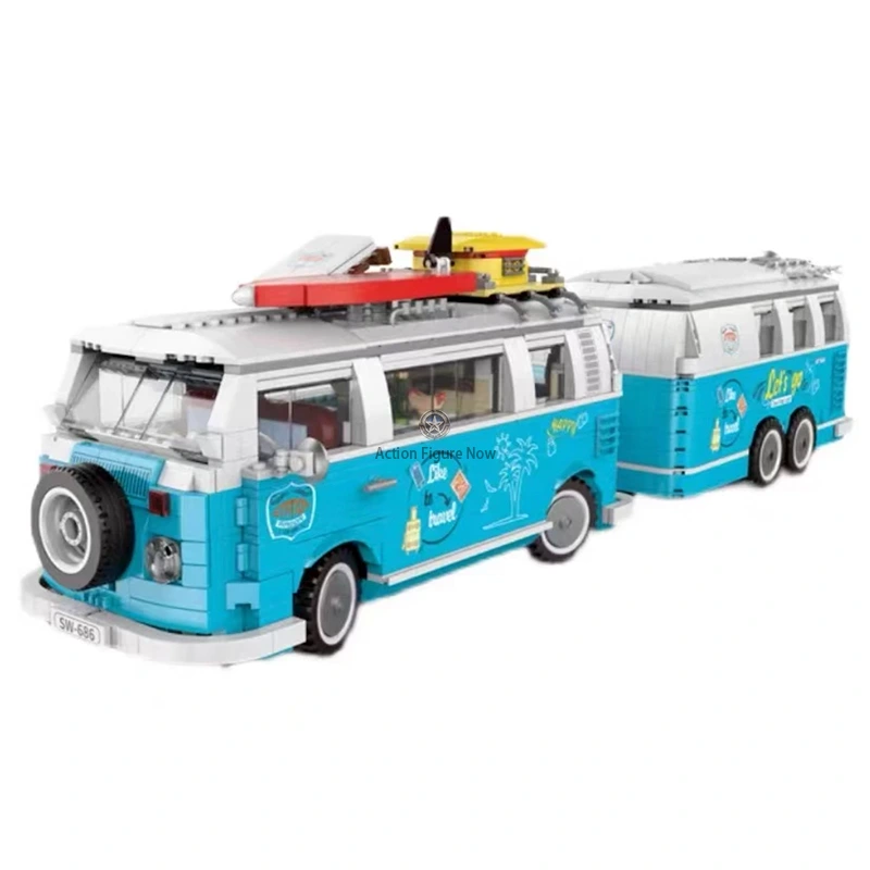 Holiday Camper with Trailer - 2775 Pieces Holiday Camper with Trailer - 2775 Pieces