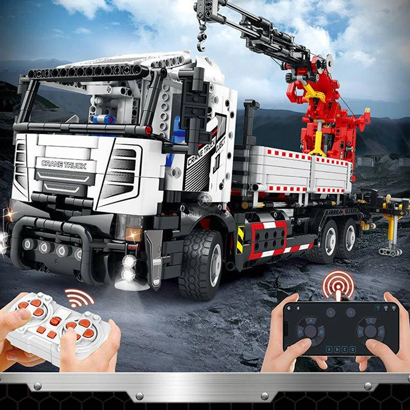 2327pcs Remote Control Crane Truck 2327pcs Remote Control Crane Truck