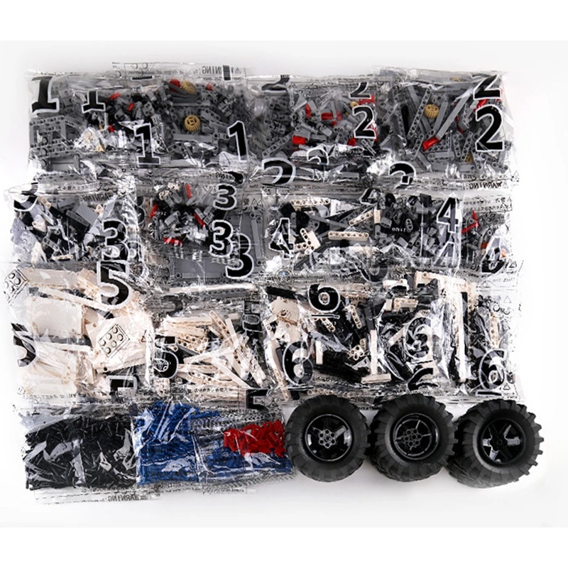 Remote-Controlled Large-Scale Mining Dump Truck: Building Block Set (2010 Pieces) Remote-Controlled Large-Scale Mining Dump Truck: Building Block Set (2010 Pieces)