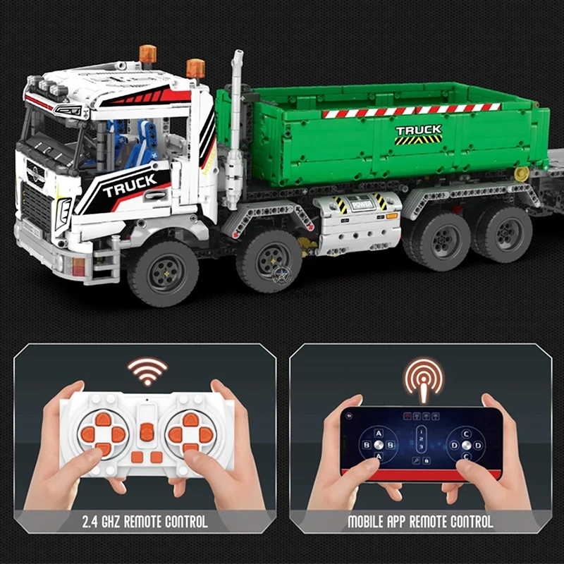 2949PCS Remote Control Skip and Tow Truck 2949PCS Remote Control Skip and Tow Truck