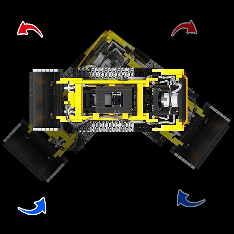 1800-Piece Remote-Controlled Compact Track Loader 1800-Piece Remote-Controlled Compact Track Loader