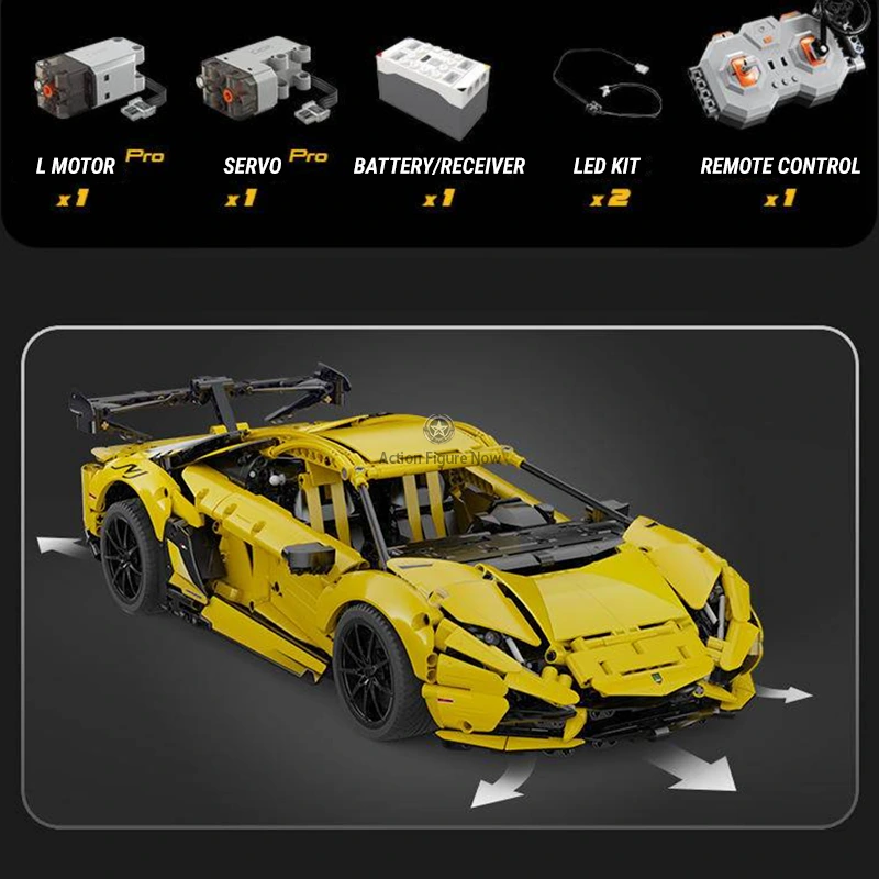 Remote Controlled Lamborghini Aventador 1805pcs Remote Controlled Lamborghini Aventador 1805pcs
