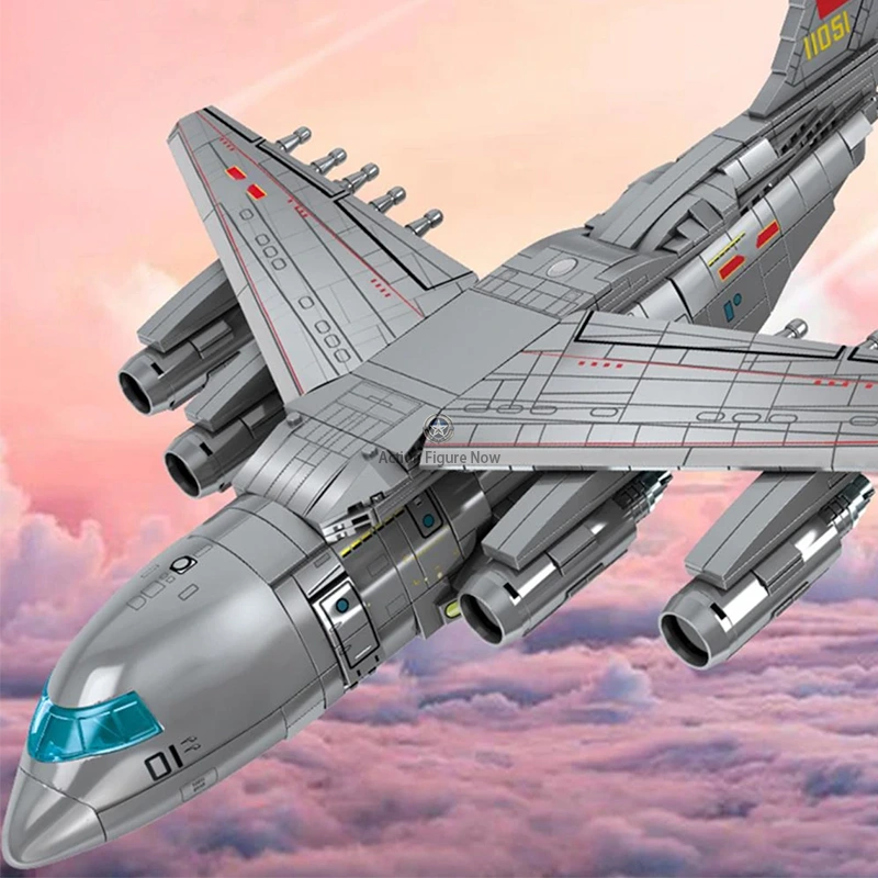 Xi'an Y-20 Transport Aircraft Building Blocks Set (1253 Pieces) Xi'an Y-20 Transport Aircraft Building Blocks Set (1253 Pieces)