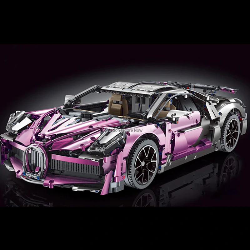 Pink Devil Hypercar Model 3728pcs Pink Devil Hypercar Model 3728pcs