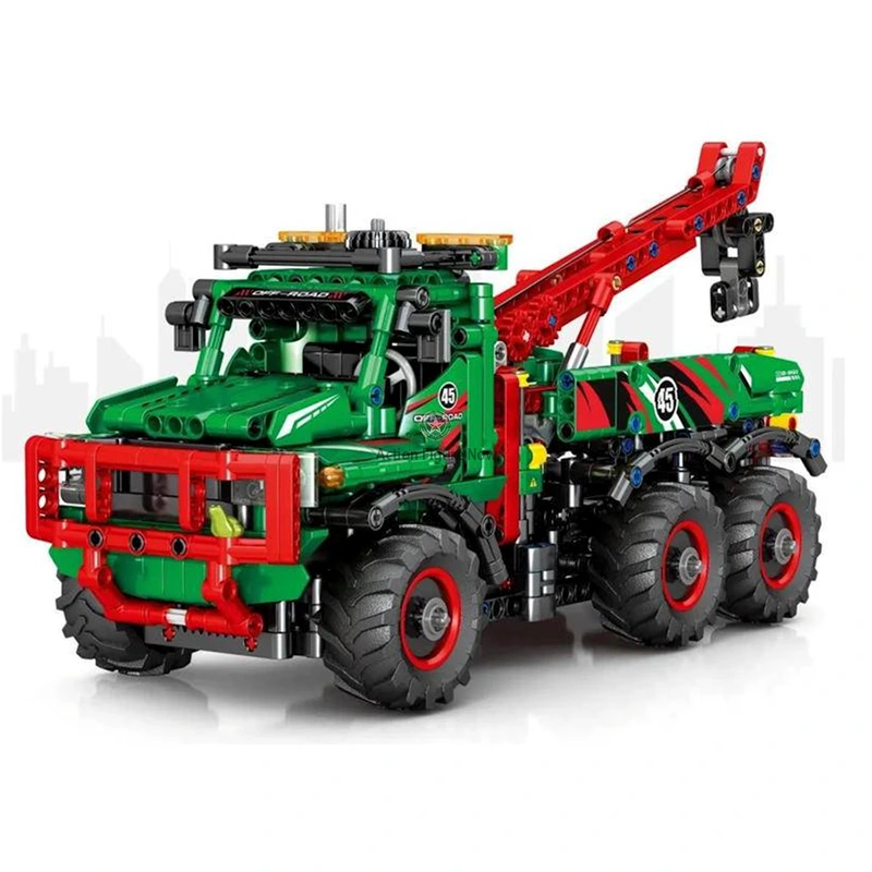 1134 Pcs Remote Control All-Terrain Tow Truck 1134 Pcs Remote Control All-Terrain Tow Truck