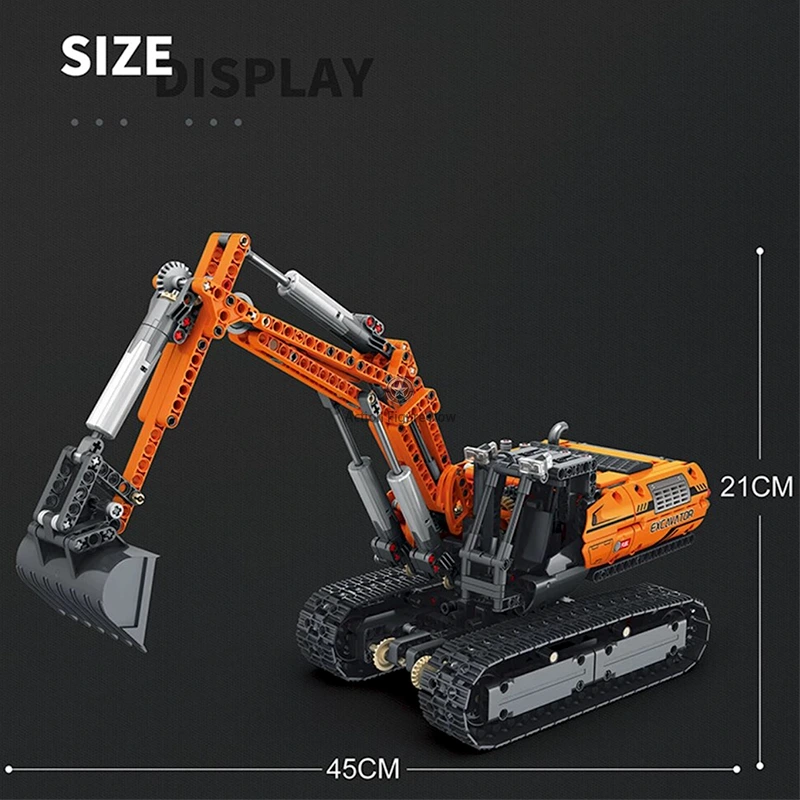 1105-Piece Remote Control Excavator 1105-Piece Remote Control Excavator