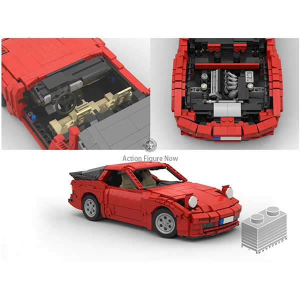 1980s German Sports Car Building Block Set (1806 Pieces) 1980s German Sports Car Building Block Set (1806 Pieces)