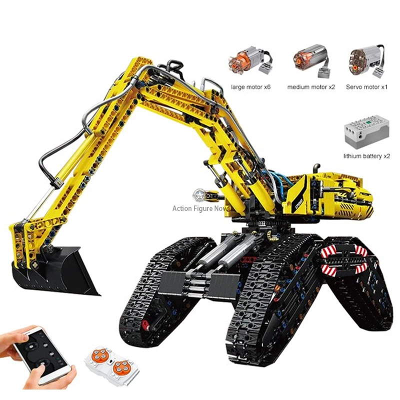 Remote Control Transforming Excavator 2236 Pieces Remote Control Transforming Excavator 2236 Pieces