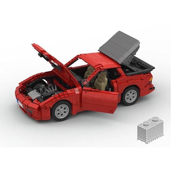 1980s German Sports Car Building Block Set (1806 Pieces) 1980s German Sports Car Building Block Set (1806 Pieces)