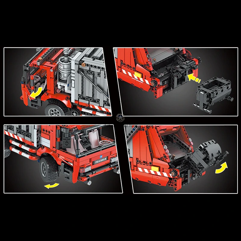 1688 Piece Remote Controlled Garbage Truck 1688 Piece Remote Controlled Garbage Truck