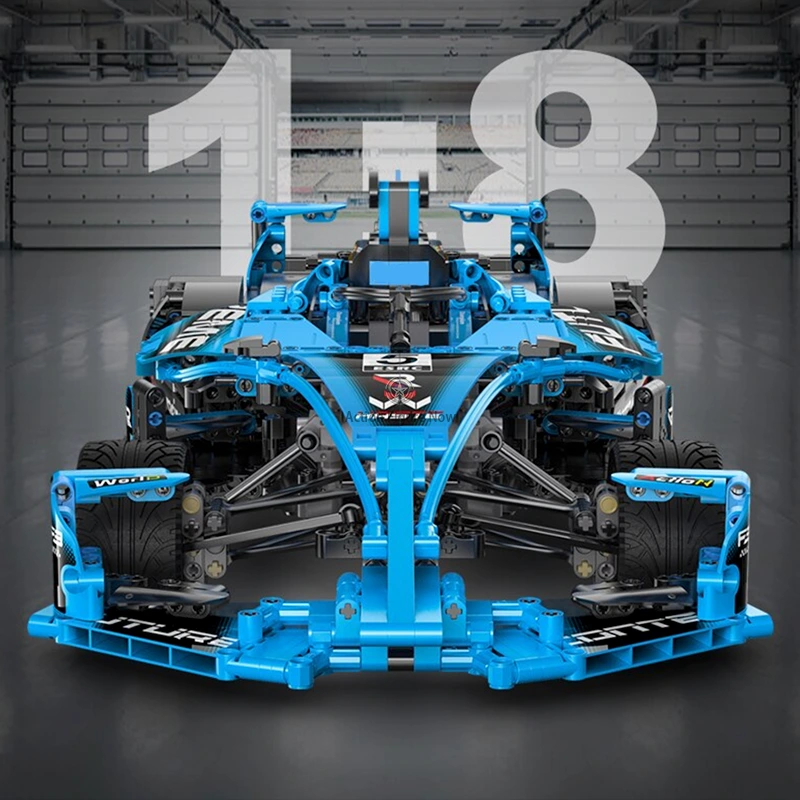 Gen 2 Formula E Single Seater Race Car - 1666pcs Gen 2 Formula E Single Seater Race Car - 1666pcs