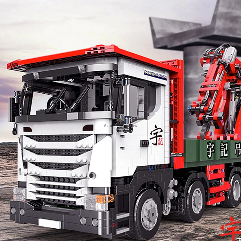 1/32 3925pcs Remote Control Crane Truck Building Blocks 1/32 3925pcs Remote Control Crane Truck Building Blocks