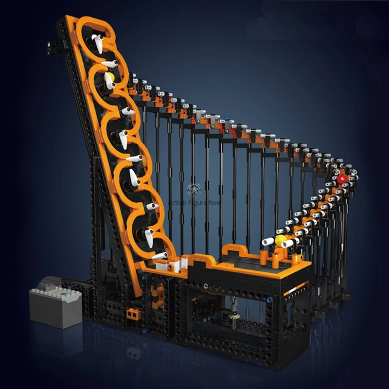 Motorised GBC Harp Track Marble Maze 1508pcs Motorised GBC Harp Track Marble Maze 1508pcs