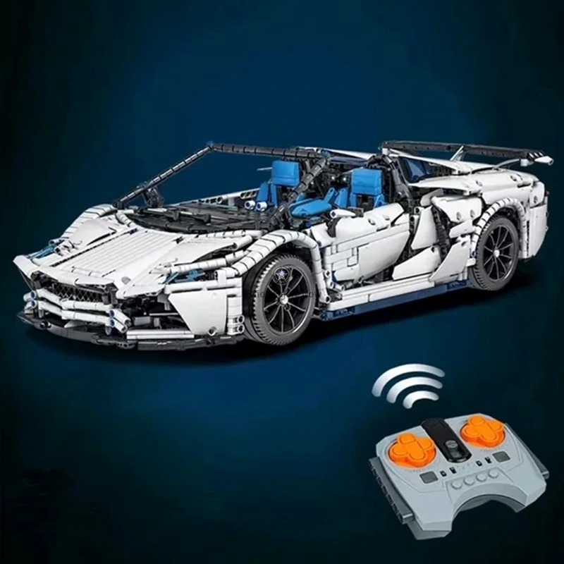 Remote Controlled Sports Convertible White Lamborghini Aventador SV 4037pcs Remote Controlled Sports Convertible White Lamborghini Aventador SV 4037pcs