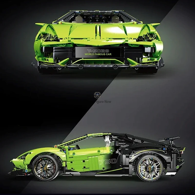 Neon Lights Remote Controlled Supercar (2208pcs) Neon Lights Remote Controlled Supercar (2208pcs)