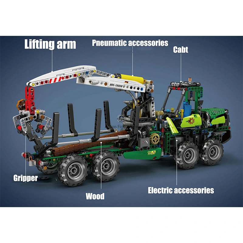 937-Piece Pneumatic Logging Truck 937-Piece Pneumatic Logging Truck