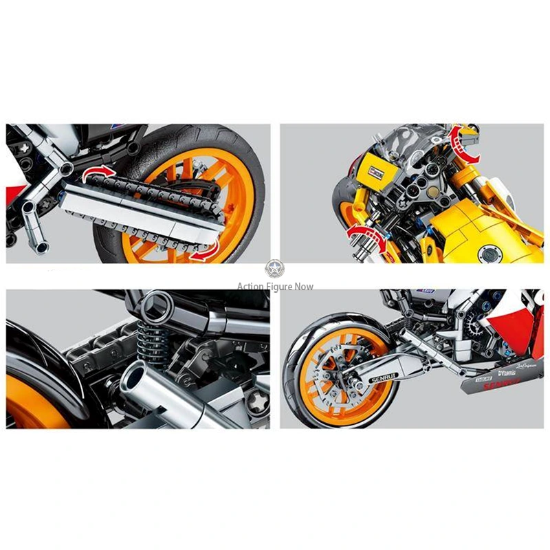 Orange Demon Motorsports Bike 700pcs Orange Demon Motorsports Bike 700pcs