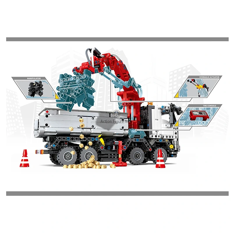 RC Construction Truck with 1415 Pieces RC Construction Truck with 1415 Pieces