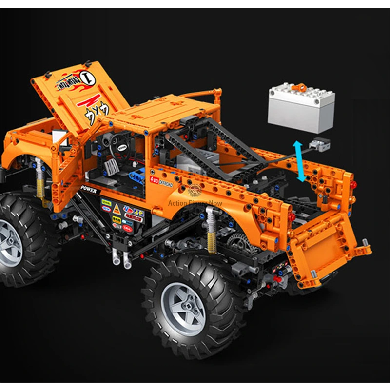 Mega 1492-Piece Remote Controlled Monster Truck Mega 1492-Piece Remote Controlled Monster Truck