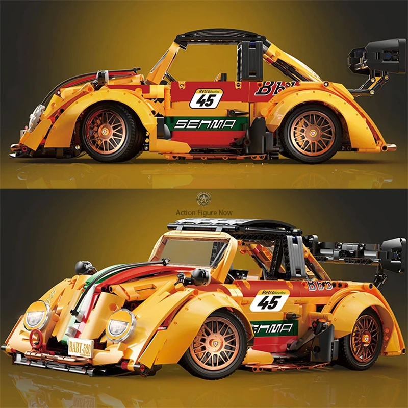 Limited Edition Slammed Cuban Cruiser 2,368-Piece Supercar Building Blocks Set Limited Edition Slammed Cuban Cruiser 2,368-Piece Supercar Building Blocks Set
