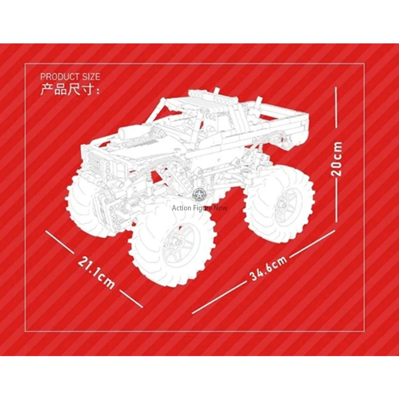 888-Piece Remote Control Monster Truck 888-Piece Remote Control Monster Truck