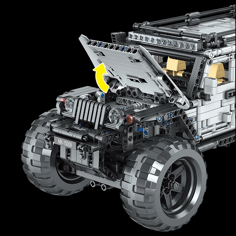 1287PCS Remote Control Oversized Off-Roading Vehicle 1287PCS Remote Control Oversized Off-Roading Vehicle