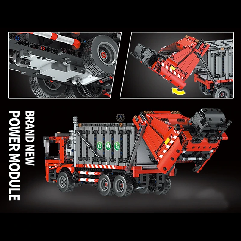 1688 Piece Remote Controlled Garbage Truck 1688 Piece Remote Controlled Garbage Truck