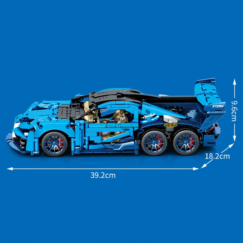 1554-Piece Six-Wheeled Hypercar 1554-Piece Six-Wheeled Hypercar